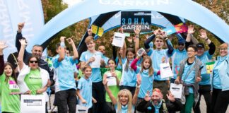 Бягай със синята тениска Garmin на Маратон София и спечели награди Отбор Garmin