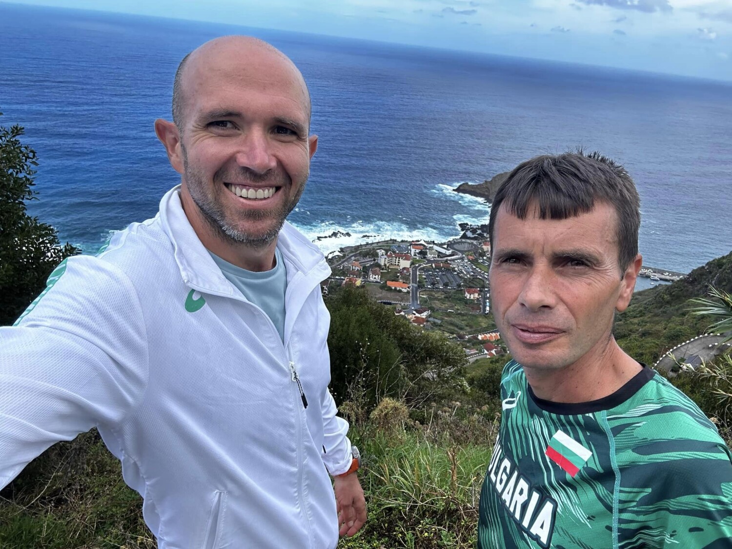 Иво Андреев и Шабан Мустафа на световното първенство по планинско бягане за ветерани в Португалия, 2023