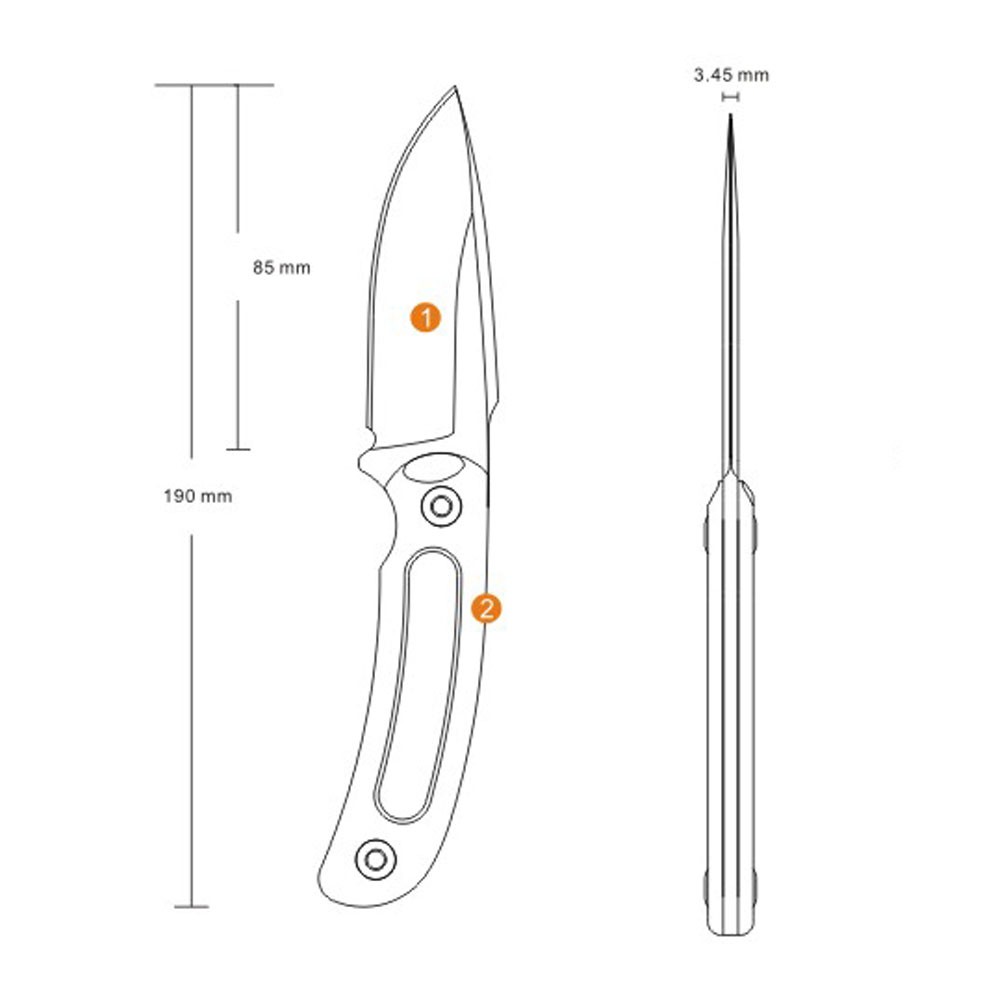 Фиксиран нож RUIKE Hornet F815