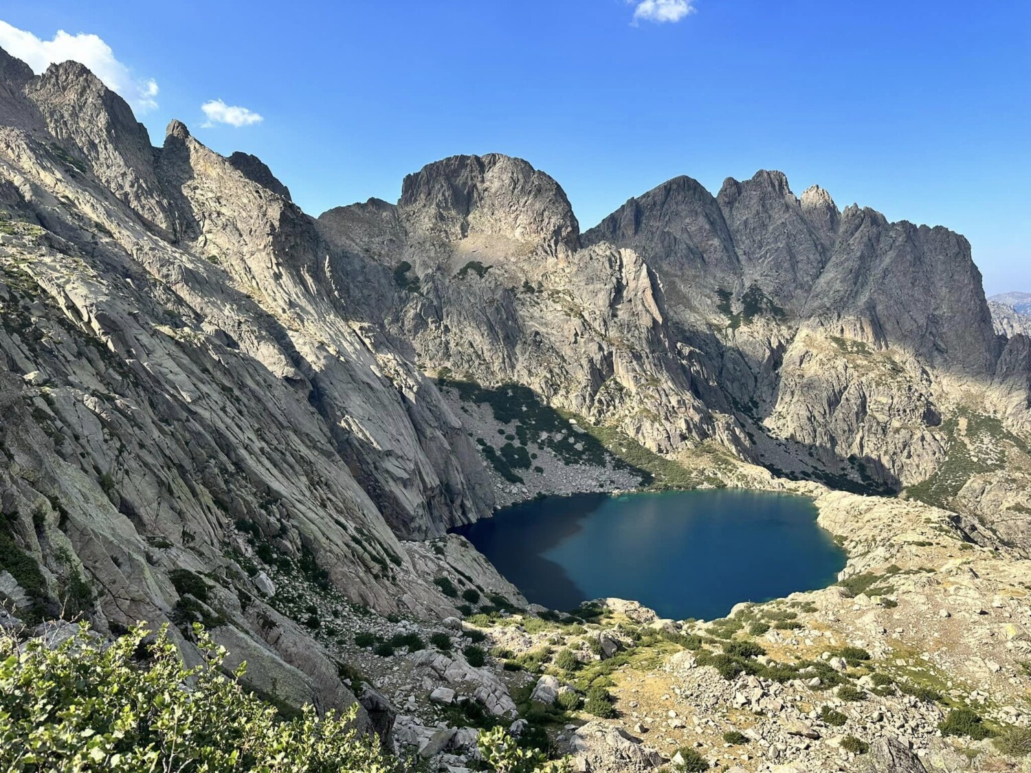 По маршрута GR 20 в Корсика: Lac de Capitello