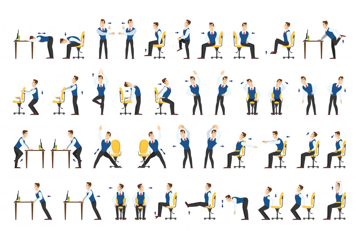 Упражнения за гъвкавост, които може да правите в офиса