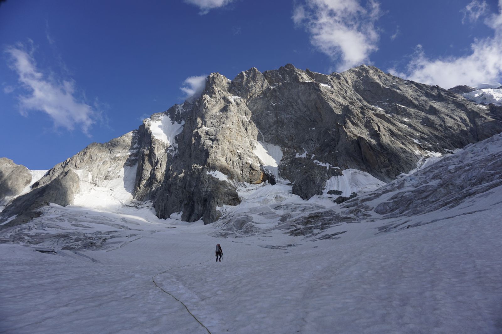 Благовест Цолов на Гранд Жорас (Grandes Jorasses) по Тур Уокър 