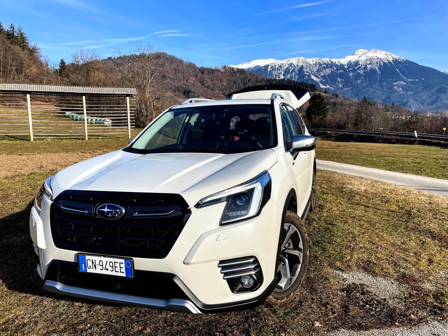 Опознаване на Юлийските Алпи през зимата със Subaru Forester