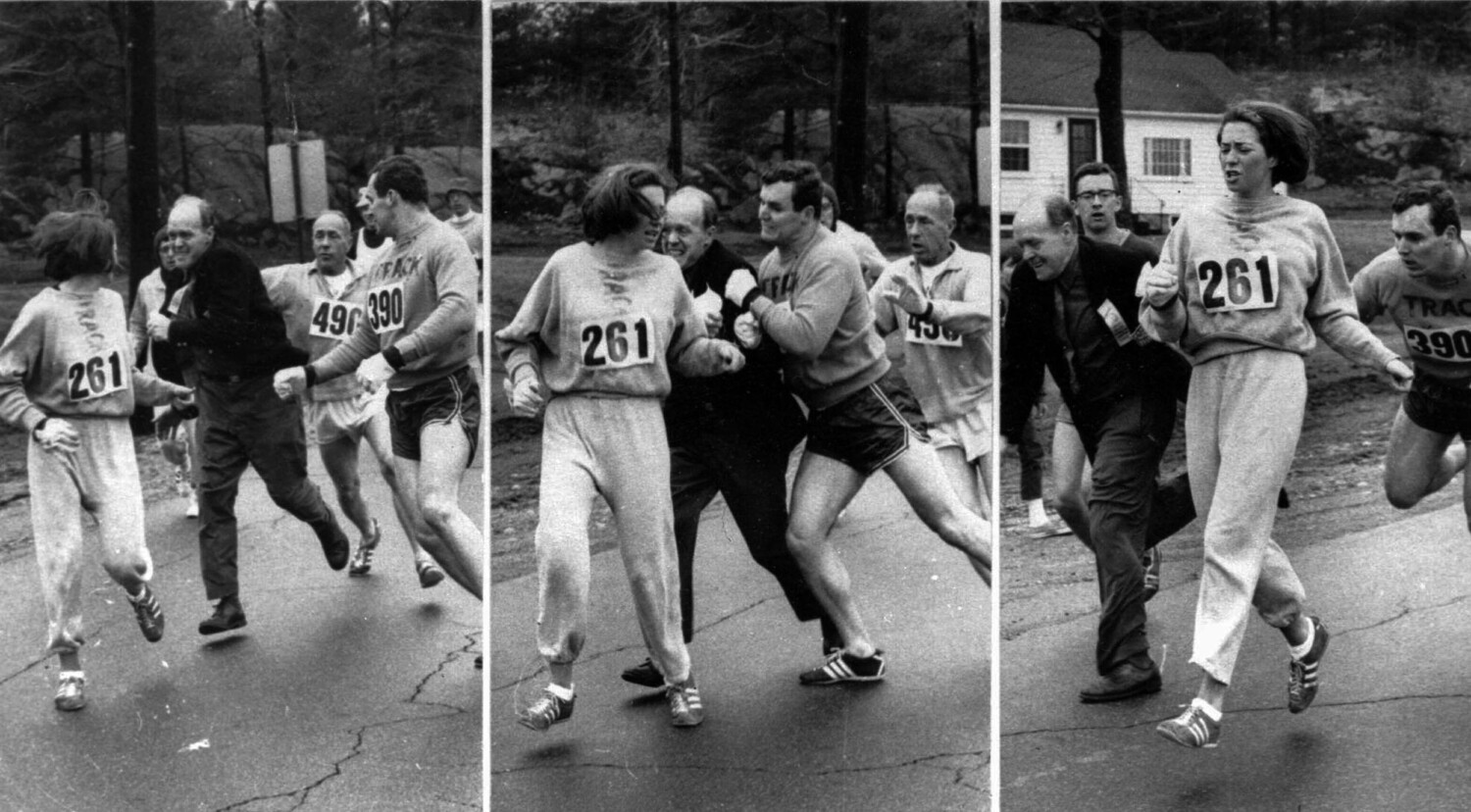 Катрин Суитцер - първата жена, която участва в Бостънския маратон през 1967 г.