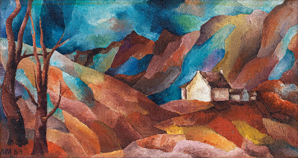 "Централен Балкан", 1984 - картина на Любомир Попйорданов