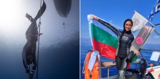 Силвия Рашкова, свободно гмуркане