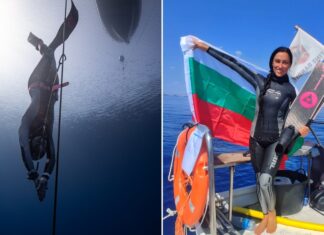 Силвия Рашкова, свободно гмуркане