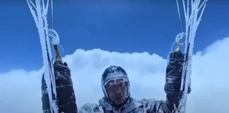Пън Юцзян, китайски парапланерист