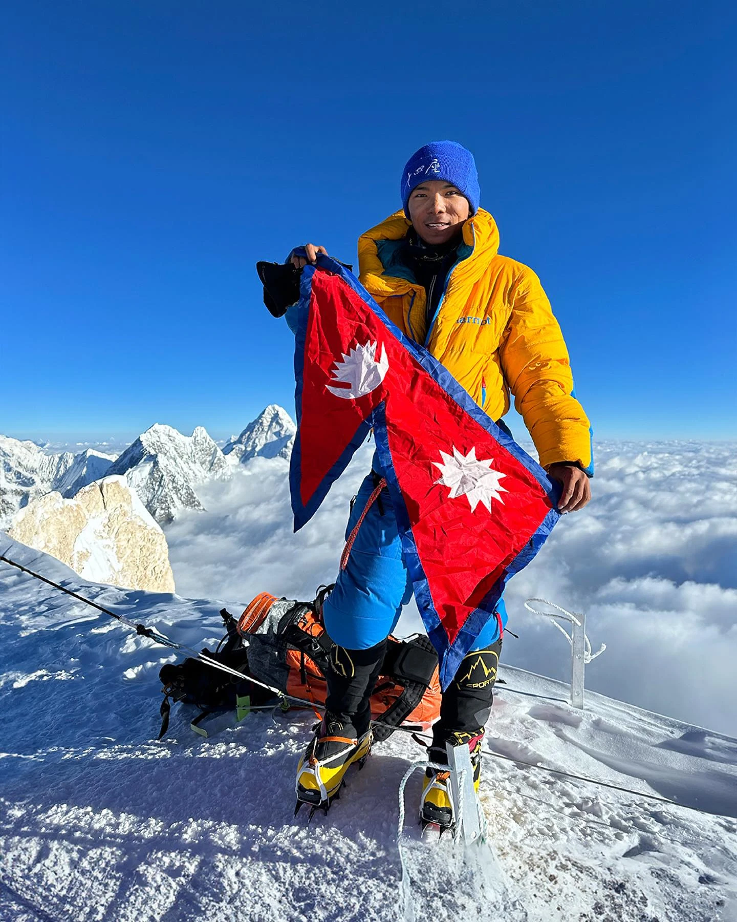 Нима Ринджи Шерпа на Gasherbrum I