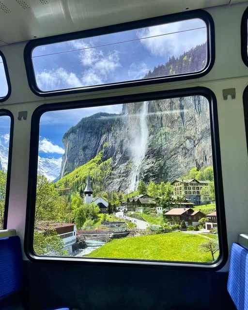 Гледка към Лаутербрунен