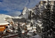 Мюрен – едно от най-красивите планински села в Швейцария Мюрен