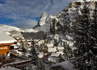 Мюрен – едно от най-красивите планински села в Швейцария Мюрен