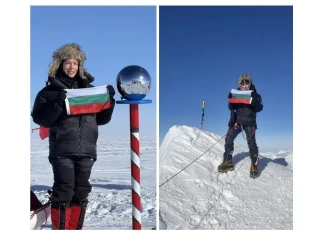 Мариета Георгиева е първата българка, преминала маршрута от последния градус до Южния полюс Мариета Георгиева на Южния полюс