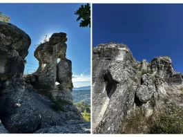 Светилищата в България: Пробития камък край Стоманци Пробития камък