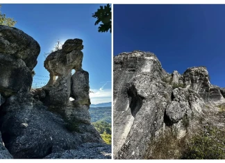 Светилищата в България: Пробития камък край Стоманци Пробития камък